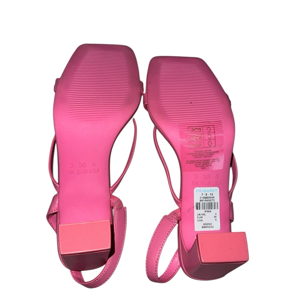 NWOT Primark Pink Heeled Shoes - Picture 3 of 4